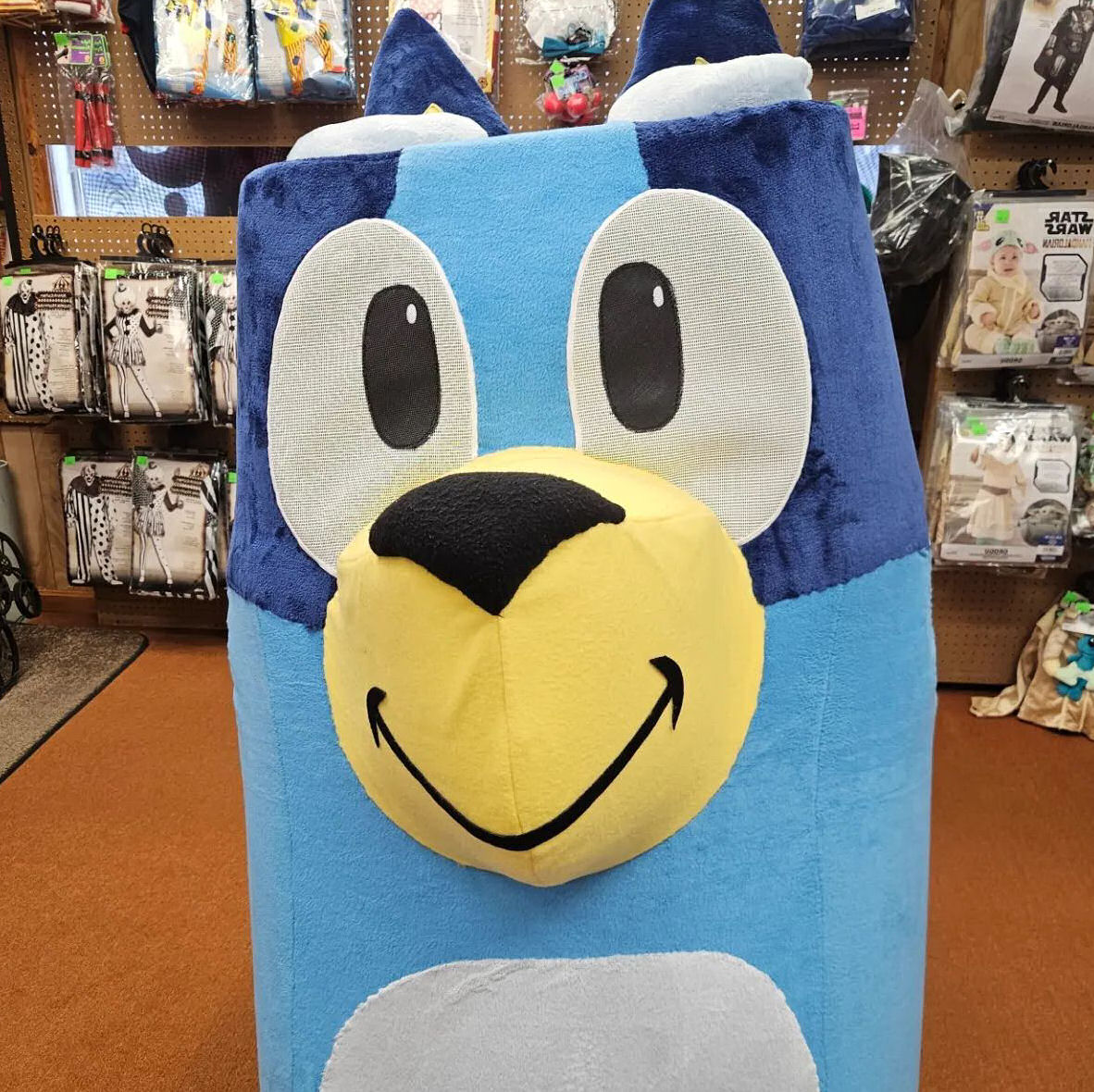 Blue Dog mascot